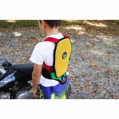 Protecție Enduro - Cross Copii FORCEFIELD KADET L1 · Roșu / Galben / Verde  - 2