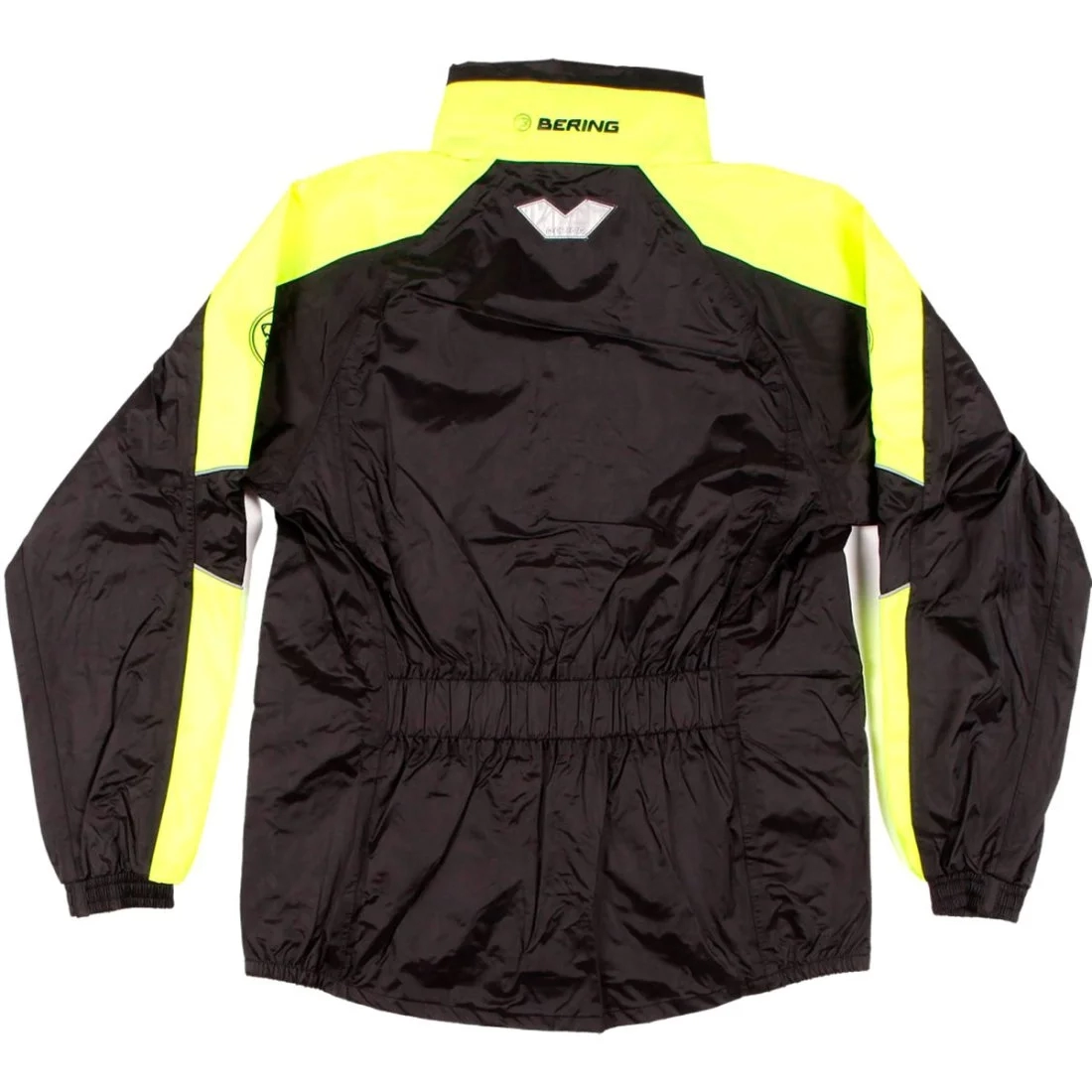 Geacă Moto de Ploaie BERING MANIWATA · Negru / Verde Fluo  - 2