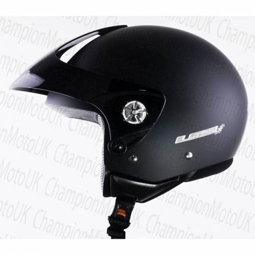 Cască Moto Open Face LS2 Midway · Negru Mat 