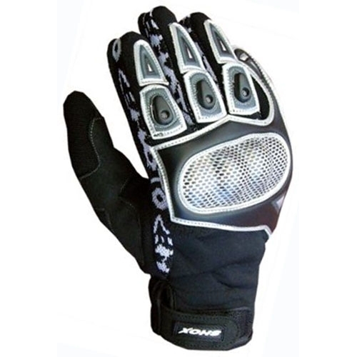 Mănuși Enduro - Cross SHOX CEMOTO II · Negru / Alb 