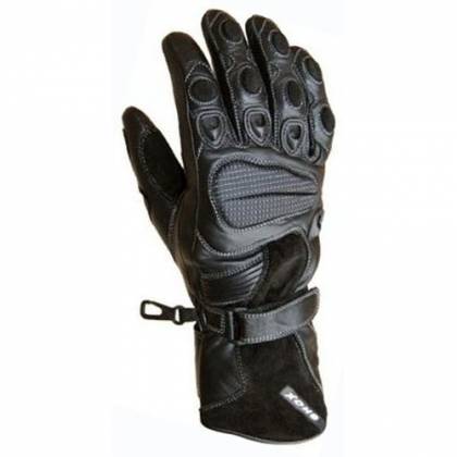 Mănuși Moto din Piele SHOX STREAM · Negru  - 1