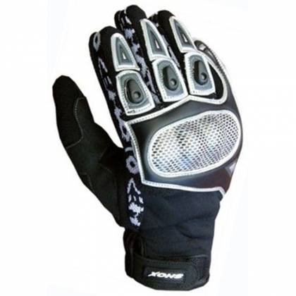 Mănuși Enduro - Cross SHOX CEMOTO II · Negru / Alb  - 0