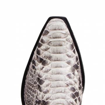 Botine Cowboy Damă SENDRA BOOTS 1692 · Piton Barriga Natural  · Maro / Negru  - 5