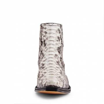 Botine Cowboy Damă SENDRA BOOTS 1692 · Piton Barriga Natural  · Maro / Negru  - 3