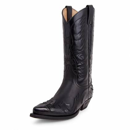 Cizme Cowboy  SENDRA BOOTS 3241 · Cuervo Flora Negro-Sprinter Negro · Negru  - 1