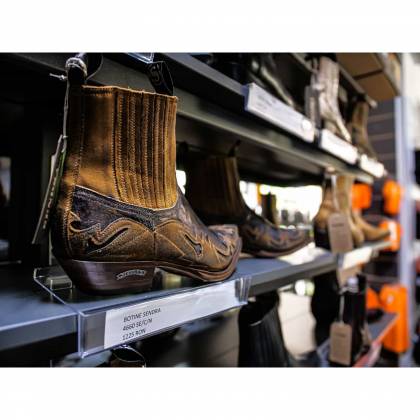 Botine  Cowboy Unisex Sendra Boots 4660 · Cuervo SERRAJE CAMELLO-BARBADOS QUERCIA · Maro / Negru  - 2