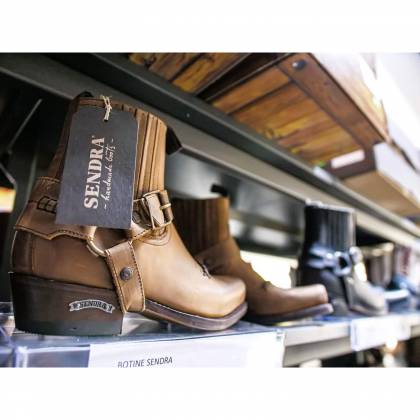 Botine Moto Chopper din Piele Naturală SENDRA BOOTS 6445 Seta Sprinter Tang · Maro  - 7