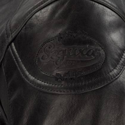 Geacă Moto din Piele & Textil SEGURA KROFT · Negru  - 2