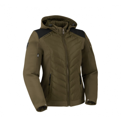 Geacă Moto Damă din Textil SEGURA LADY NATCHO · Khaki  - 0