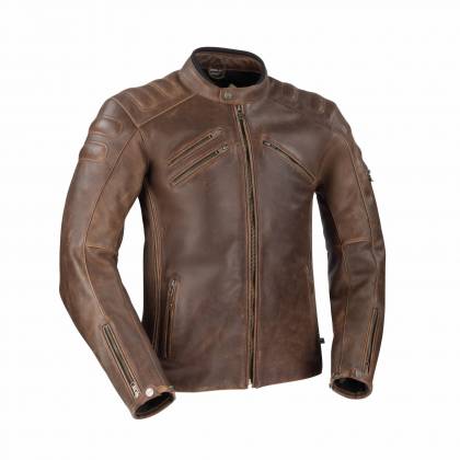 Geacă Moto din Piele SEGURA BONGO · Maro  - 0