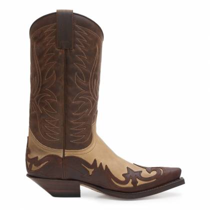 Cizme Cowboy SENDRA BOOTS 3241 · SPRINTER 7004 MAD DOG HUESO · Maro  - 2