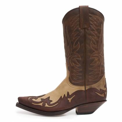 Cizme Cowboy SENDRA BOOTS 3241 · SPRINTER 7004 MAD DOG HUESO · Maro  - 1