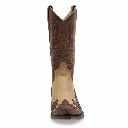 Cizme Cowboy SENDRA BOOTS 3241 · SPRINTER 7004 MAD DOG HUESO · Maro  - 3