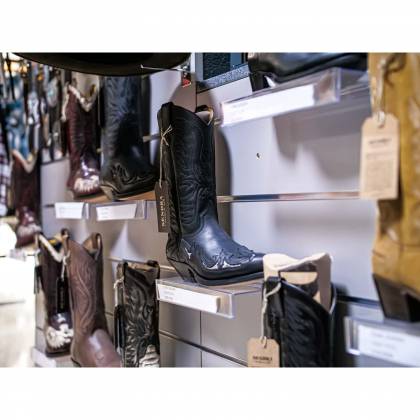 Cizme Cowboy Unisex SENDRA BOOTS 3242 · PULL OIL NEGRO-TRANSP. PITON · Negru  - 5