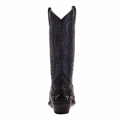 Cizme Cowboy Unisex SENDRA BOOTS 3242 · PULL OIL NEGRO-TRANSP. PITON · Negru  - 3