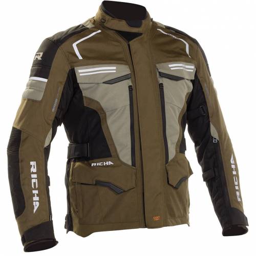 Geacă Moto din Textil RICHA TOUAREG 2 · Negru / Kaki 