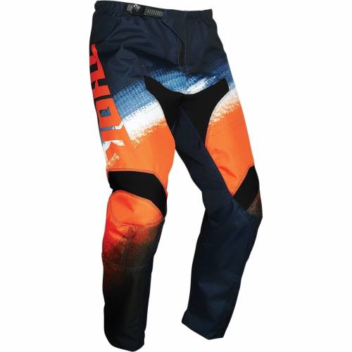 Pantaloni Enduro Copii THOR YOUTH SECTOR VAPOR · Portocaliu / Negru / Alb / Albastru 