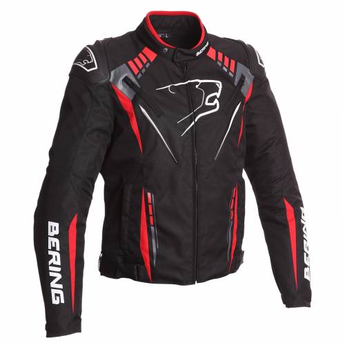 Geacă Moto din Textil BERING PRIMO-R · Negru / Roșu 