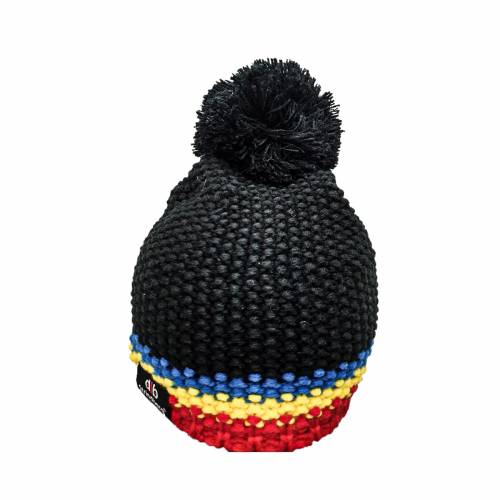 Căciulă cu Mot STRINDBERG 4052 · Negru / Tricolor 