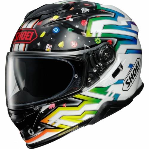 Cască Moto Integrală SHOEI GT-Air II LUCKY CHARMS TC-10 · Negru / Alb / Roșu / Albastru 