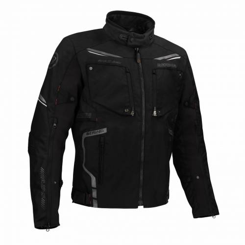 Geacă Moto din Textil BERING ZODD · Negru 