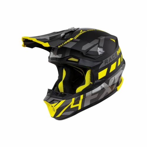 Cască Enduro - Cross - Snowmobil FXR RACING BLADE 2.0 FORCE · Negru / Verde-Fluo 