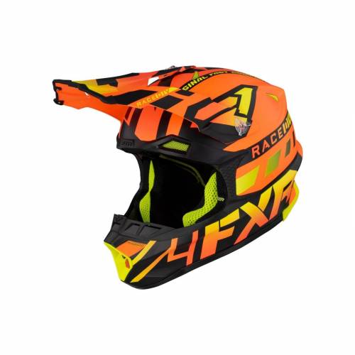 Cască Enduro - Cross - Snowmobil FXR RACING BLADE 2.0 FORCE · Portocaliu-Fluo / Verde-Fluo / Negru 