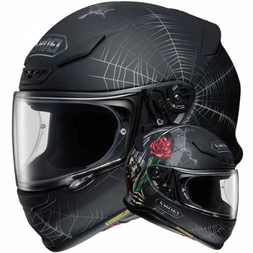 Cască Moto Integrală SHOEI NXR Dystopia TC-5 · Negru / Gri / Roșu 