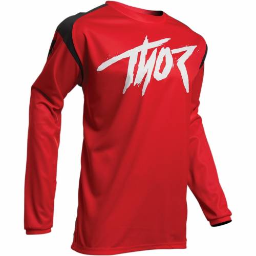 Tricou Enduro - Cross THOR SECTOR LINK · Negru / Roșu 