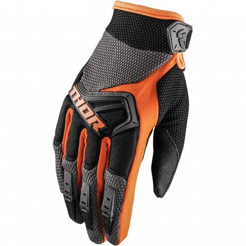 Mănuși Enduro - Cross THOR SPECTRUM · Negru / Portocaliu / Gri 