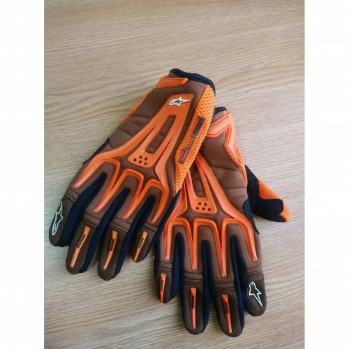 Mănuși Enduro - Cross ALPINESTARS DUAL · Negru / Portocaliu 