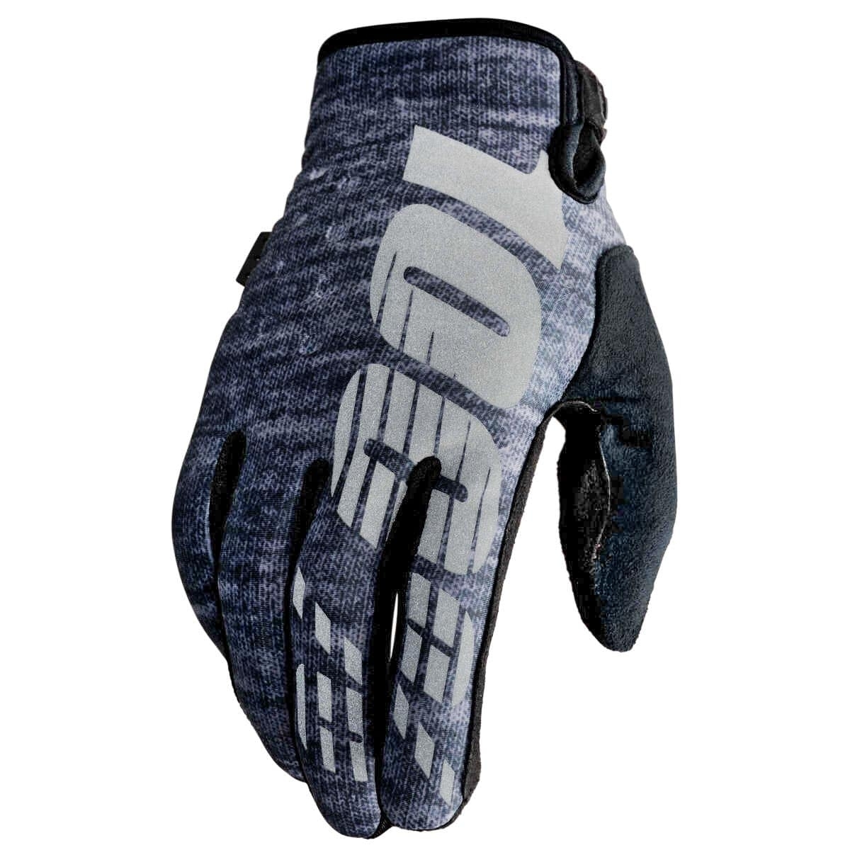 Mănuși Enduro - Cross BRISKER 100% · Gri / Negru 