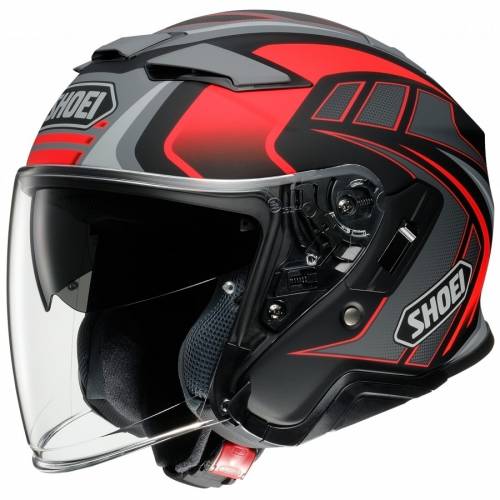 Casca Moto Open Face SHOEI J-CRUISE II AGLERO TC-1 · Roșu / Negru / Gri 