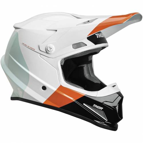 Cască Enduro - Cross THOR SECTOR BOMBER MIPS S9 · Portocaliu / Negru / Alb / Verde 