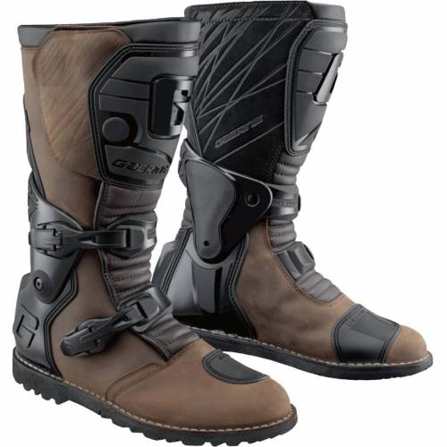 Cizme Moto Dual-Sport GoreTex GAERNE G-DAKAR · Negru / Maro 