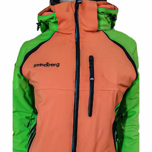 Geacă Outdoor / Schi Damă STRINDBERG 5069, Dermizax · Verde-Fluo / Portocaliu 