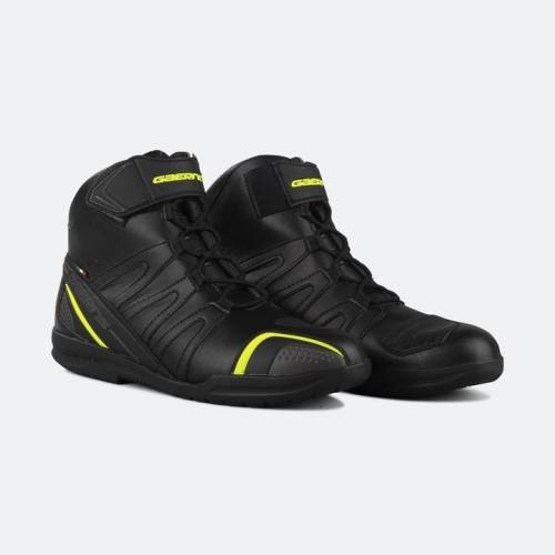 Ghete Moto GAERNE G. ASPHALT · Negru / Verde-Fluo 