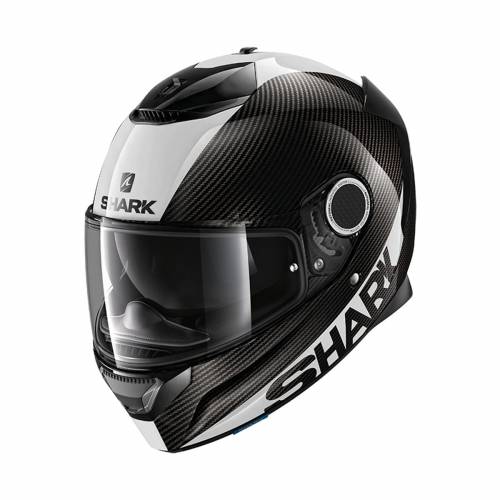 Cască Moto Integrală SHARK SPARTAN CARBON SKIN · Negru / Alb 