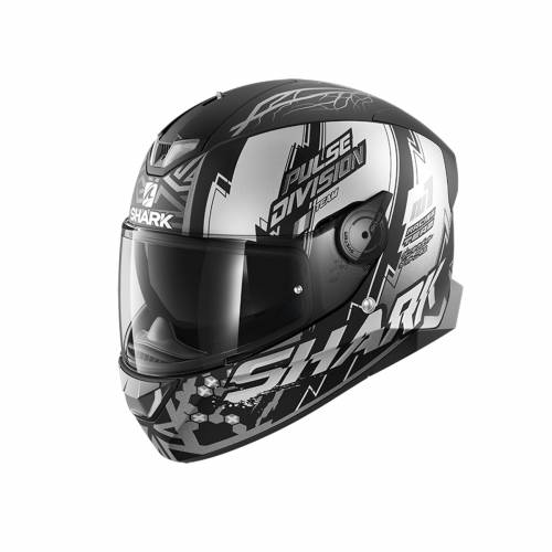 Cască Moto Integrală SHARK SKWAL 2 NOXXYS cu Lumini LED · Negru / Gri Mat 