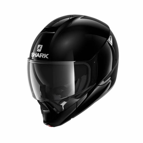 Cască Moto Flip Up SHARK EVOJET BLANK · Negru 