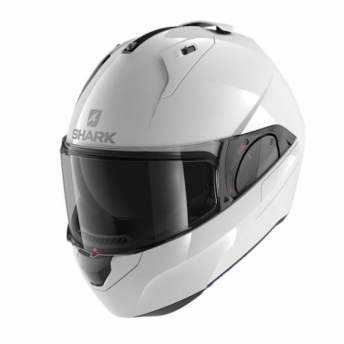 Cască Moto Modulară SHARK EVO ES BLANK · Alb 