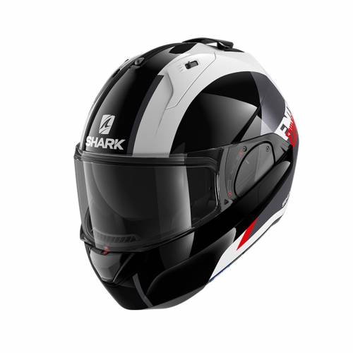 Cască Moto Modulară SHARK EVO ES ENDLESS · Roșu / Negru / Alb 