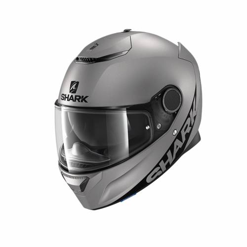 Cască Moto Integrală SHARK SPARTAN BLANK · Gri Mat 