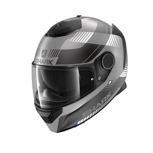 Cască Moto Integrală SHARK SPARTAN STRAD · Gri / Argintiu / Negru 