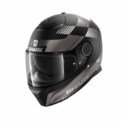 Cască Moto Integrală SHARK SPARTAN STRAD · Negru / Argintiu / Gri 
