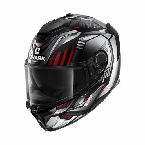 Cască Moto Integrală SHARK SPARTAN GT REPLIKAN · Negru / Argintiu / Roșu 