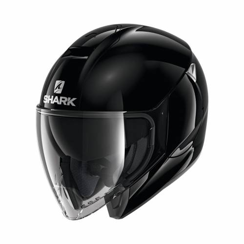 Cască Moto Open-Face SHARK CITYCRUISER BLANK · Negru 