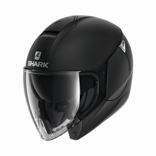 Cască Moto Open-Face SHARK CITYCRUISER BLANK · Negru Mat 