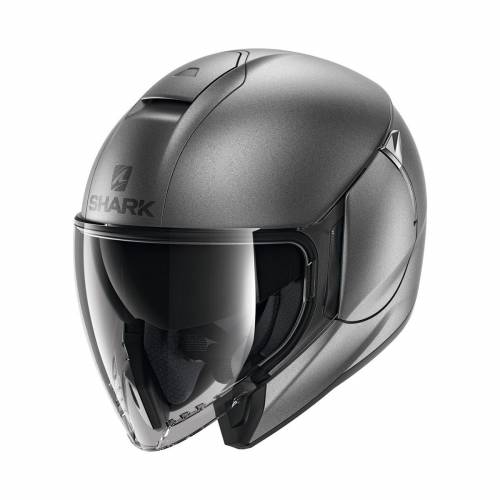 Cască Moto Open-Face SHARK CITYCRUISER BLANK · Gri Mat 