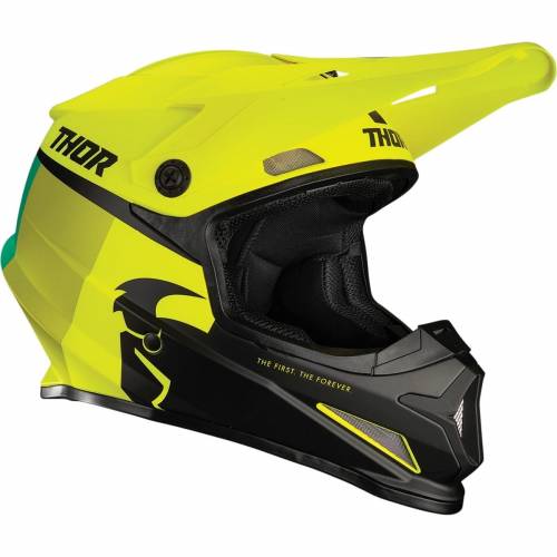 Cască Enduro - Cross THOR SECTOR RACER ·  Galben Fluo / Verde Fluo / Negru Mat 
